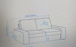 Sofá IKEA KIVIK con almacenaje