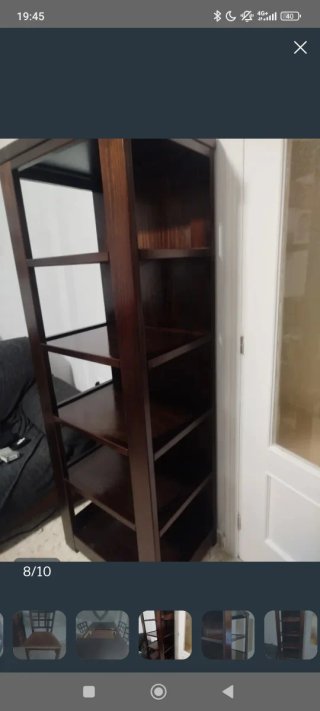 ESTANTERÍA +MESA +4 SILLAS