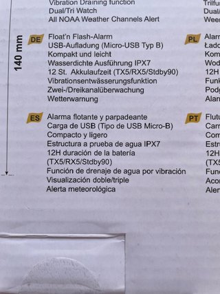 Emisora marina VHF Plastimo SX-400 nueva