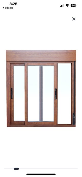 Marcos de ventana imitación madera