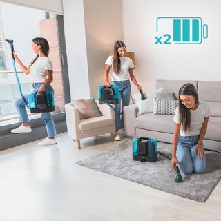 Aspiradora Limpiatapicerías Cecotec + 2 Baterías