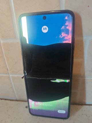 Motorola RAZR 50 ultra nero - display rotto