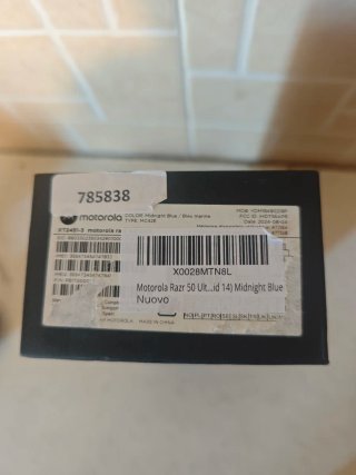 Motorola RAZR 50 ultra nero - display rotto