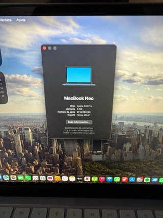 MacBook neo indigo