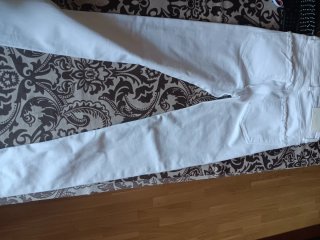 Pantalón Stradivarius Blanco Talla 34