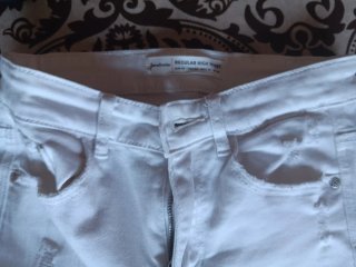 Pantalón Stradivarius Blanco Talla 34