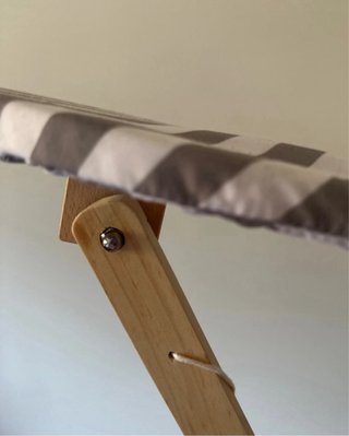 Tabla de planchar y plancha de juguete madera