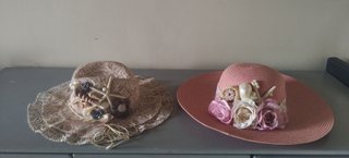 Cappelli Decorati A Mano Con pietre e Conchiglie