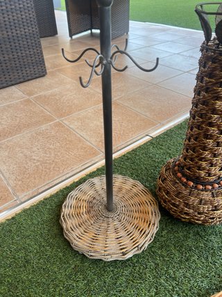 Lote articulos Decoración Mimbre y forja