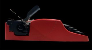 Olivetti Lettera 62 Macchina da Scrivere Rossa