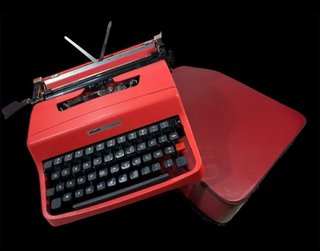 Olivetti Lettera 62 Macchina da Scrivere Rossa