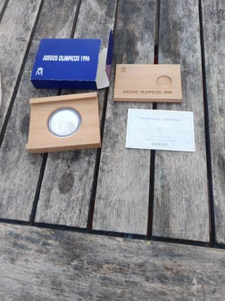 Moneda 1000 Pesetas 1996 Juegos Olímpicos