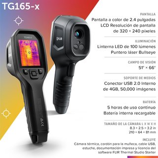 FLIR TG165-X Cámara Termográfica Láser