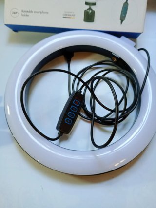 LogiLink LED Ring Light per Vlogging