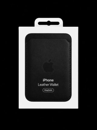 Cartera iPhone Cuero MagSafe Negra