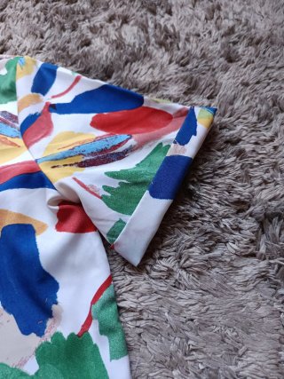 Camisa estampada multicolor unisex