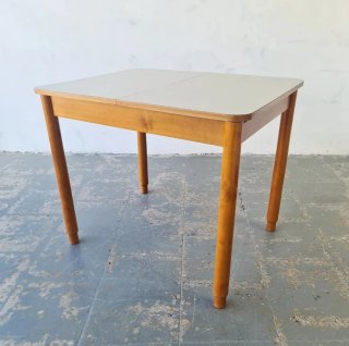 Mesa extensible de haya y formica | Vintage, 70s.