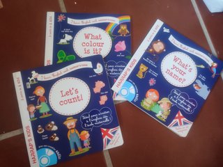 3 Libros Inglés Infantil + CD Harrap's Kids