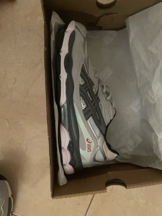 Asics Gel Zapatillas Deportivas Grises y Plateadas