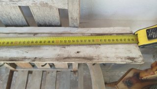 Colgador rústico madera con balda
