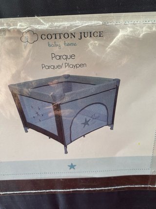 Parque infantil plegable cuadrado Cotton Juice