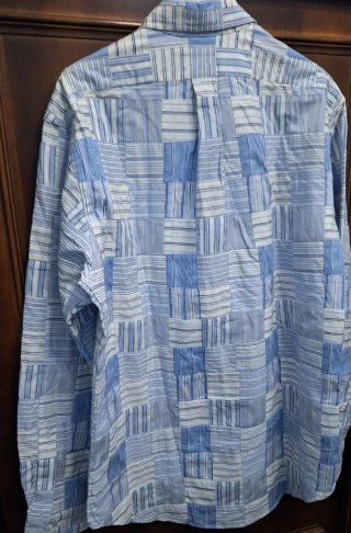 Camisa Polo Ralph Lauren Patchwork Azul