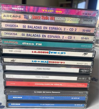 Lote 6 CDs Recopilatorios: Dance, Flamenco, Latino