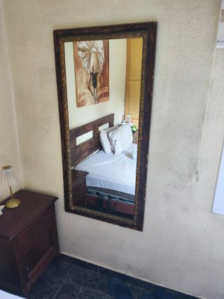 Espejo antiguo madera y dorado