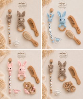 Pack Regalo Bebé Personalizado Conejito