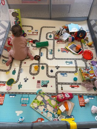 Parque infantil para bebés juegos