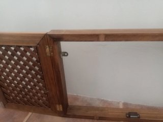 Cubre cuadro electricidad madera