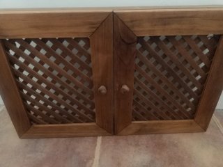 Cubre cuadro electricidad madera