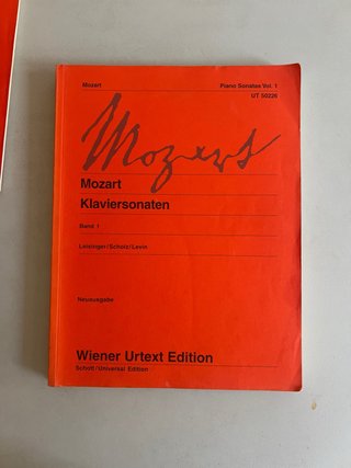Pack 3 Libros de piano Bach y Mozart