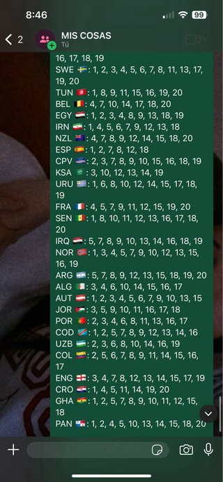 Cromos Mundial 2026 - Colección Incompleta