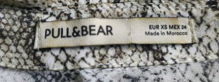 Camisa Pull&Bear estampado serpiente