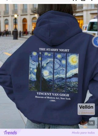 Sudadera The Starry Night Talla 11