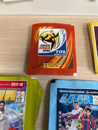 Sobres cromos fútbol: Liga, Euro, Mundial