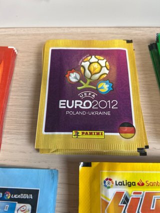 Sobres cromos fútbol: Liga, Euro, Mundial