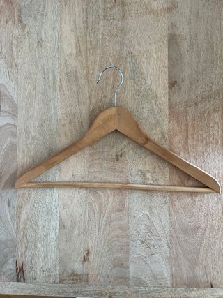 Pack 37 Perchas Madera Armario/Tienda