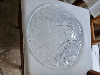 Centrotavola in cristallo decorato