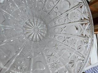 Centrotavola in cristallo decorato