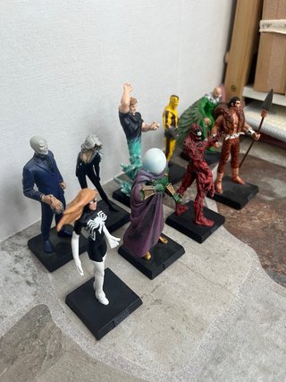 Pack 9 Figuras Marvel Eaglemoss Spiderman