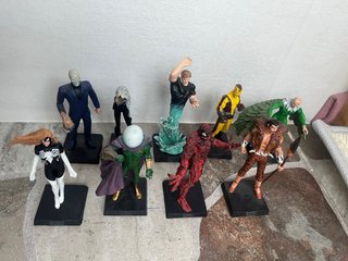 Pack 9 Figuras Marvel Eaglemoss Spiderman