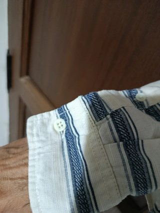 Camisa Hombre de lino Springfield rayas azules