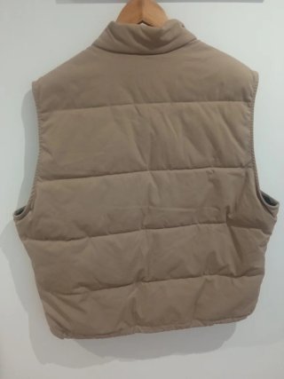 Chaleco acolchado Zara beige