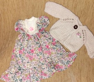 Muñeca Lesly Comunión, vestido de Lesly y chaqueta