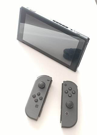 Nintendo Switch Gris + Cargador + Zelda