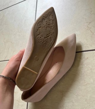 Bailarinas rosa palo talla 39