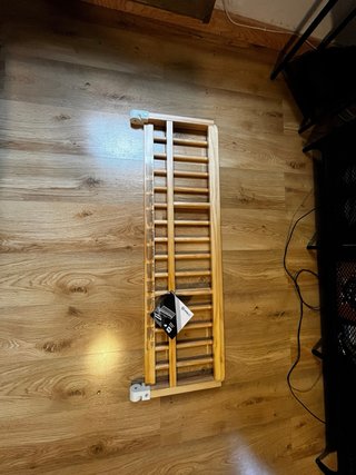 Barra protección lateral cama niños madera