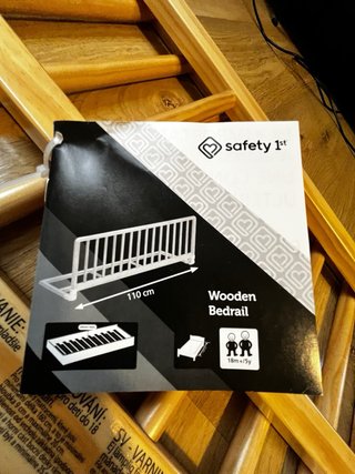 Barra protección lateral cama niños madera